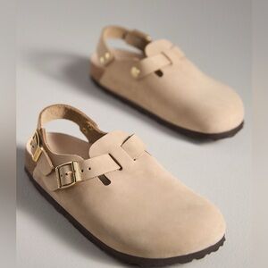 Birkenstock Tokio Nubuck Leather Clogs